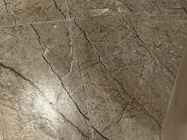 Ceramic tile flooring